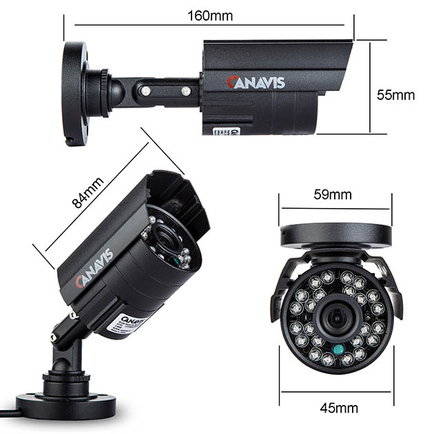 CANAVIS HD 800TVL CCTV Camera
