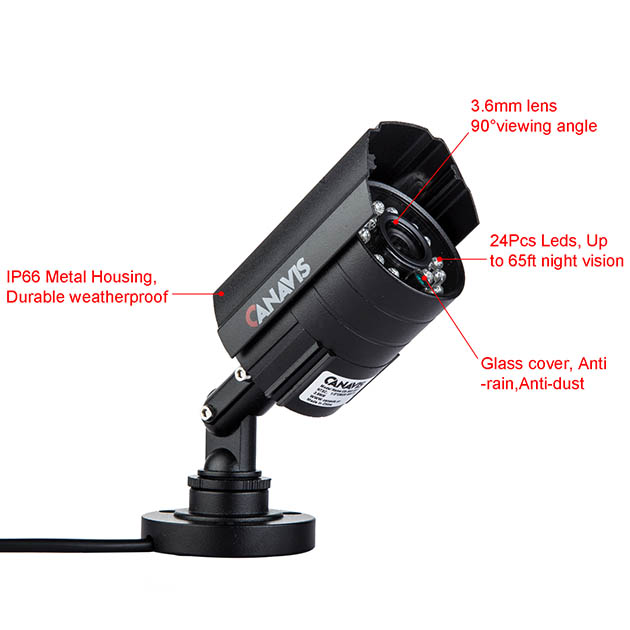 CANAVIS HD 800TVL CCTV Camera