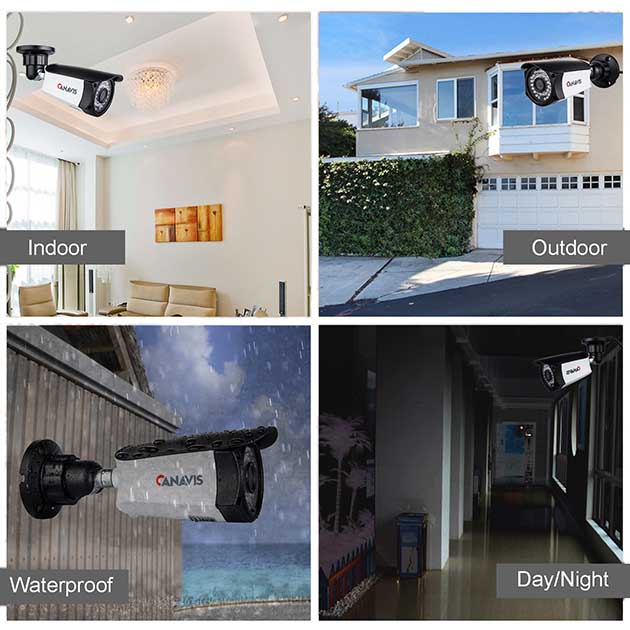 CANAVIS AHD 2MP/3MP/5MP/8MP Surveillance Camera