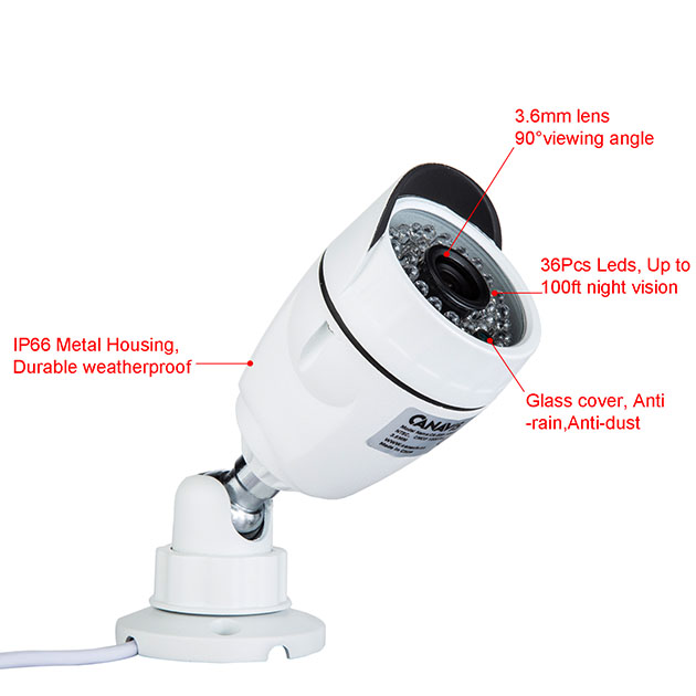 CANAVIS 1000TVL CCTV Bullet Camera