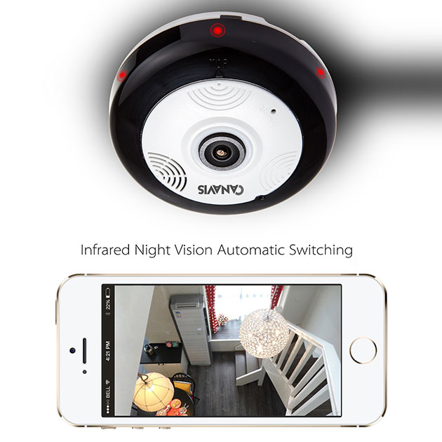 CANAVIS 960P 360 Degree IP Camera