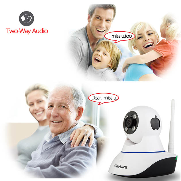 CANAVIS Wireless Surveillance Network Security Baby Camera