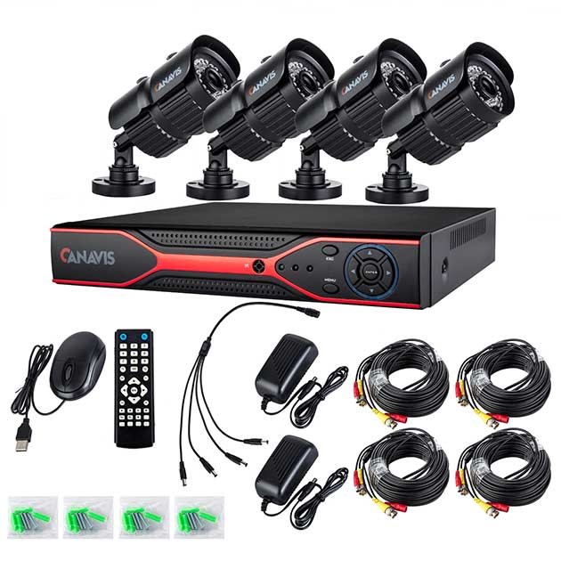CANAVIS 1000TVL CCTV Security Camera system