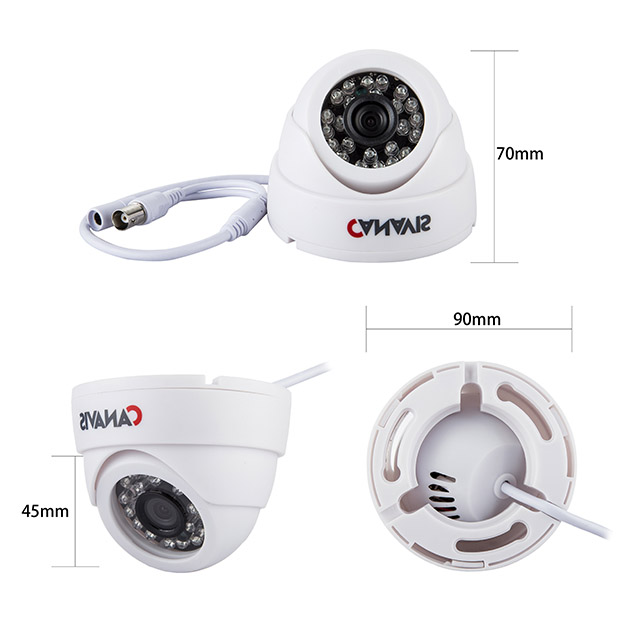 CANAVIS 4CH 800T CCTV Video Security System