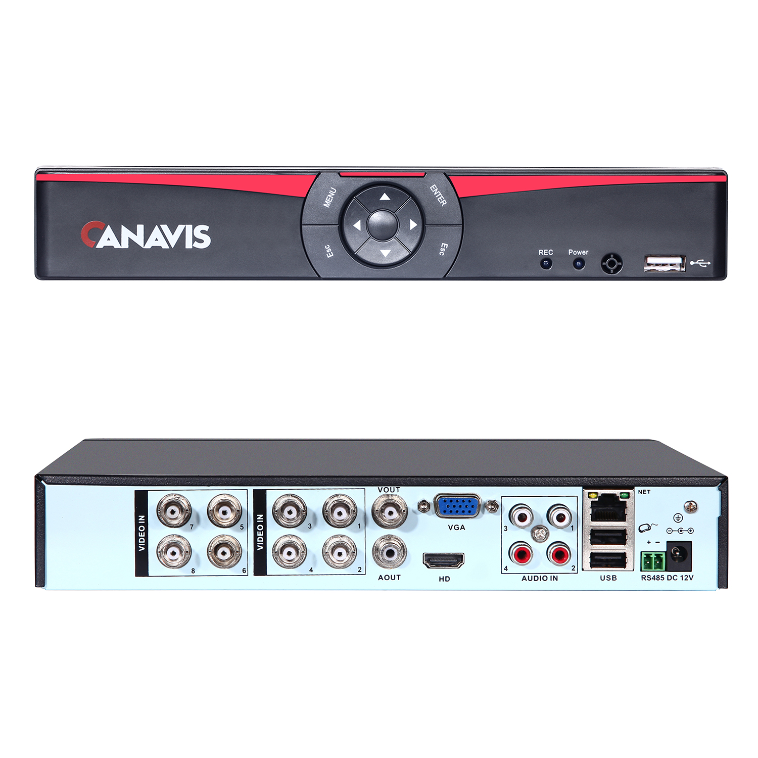 CANAVIS 5.0 Mega Pixel 8 channel digital video recorder