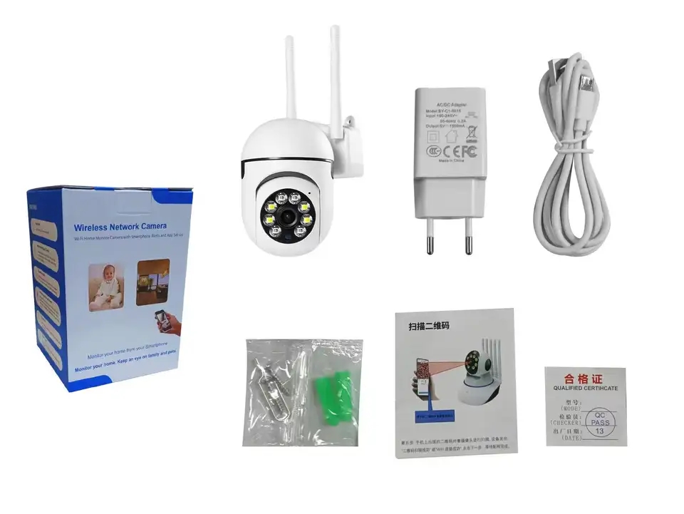 Full HD 1080P auto tracking wireless IP security speed dome ptz camera intdoor human detection smart cctv ptz wifi camera