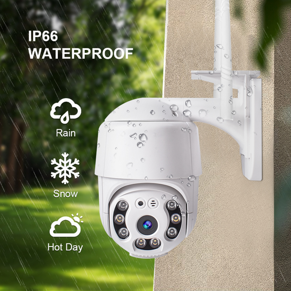 Factory Wholesale Waterproof New Model Full Color Wifi Intelligent Security Wireless  Camera
