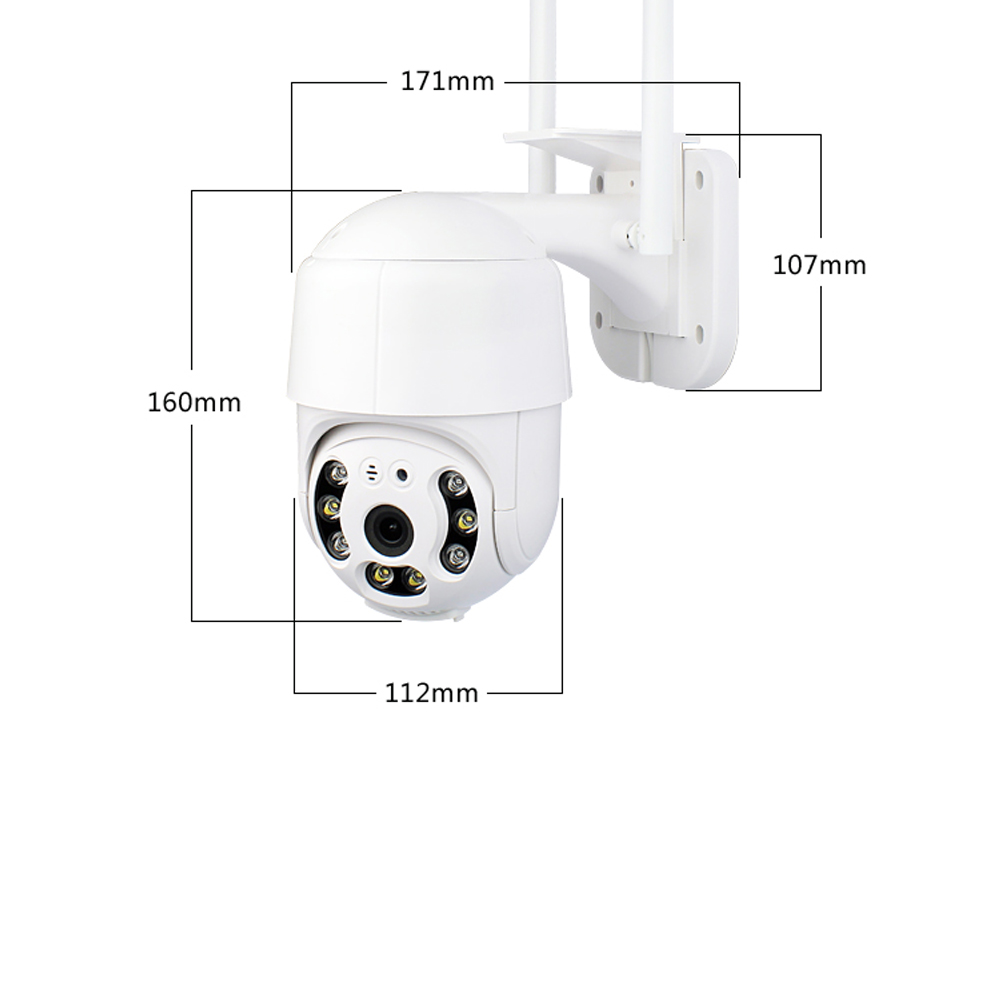 Factory Wholesale Waterproof New Model Full Color Wifi Intelligent Security Wireless  Camera
