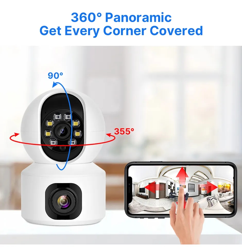 Wholesale High Quality PTZ Smart Security Indoor PTZ Network Camera with Night Vision and Cloud Storage