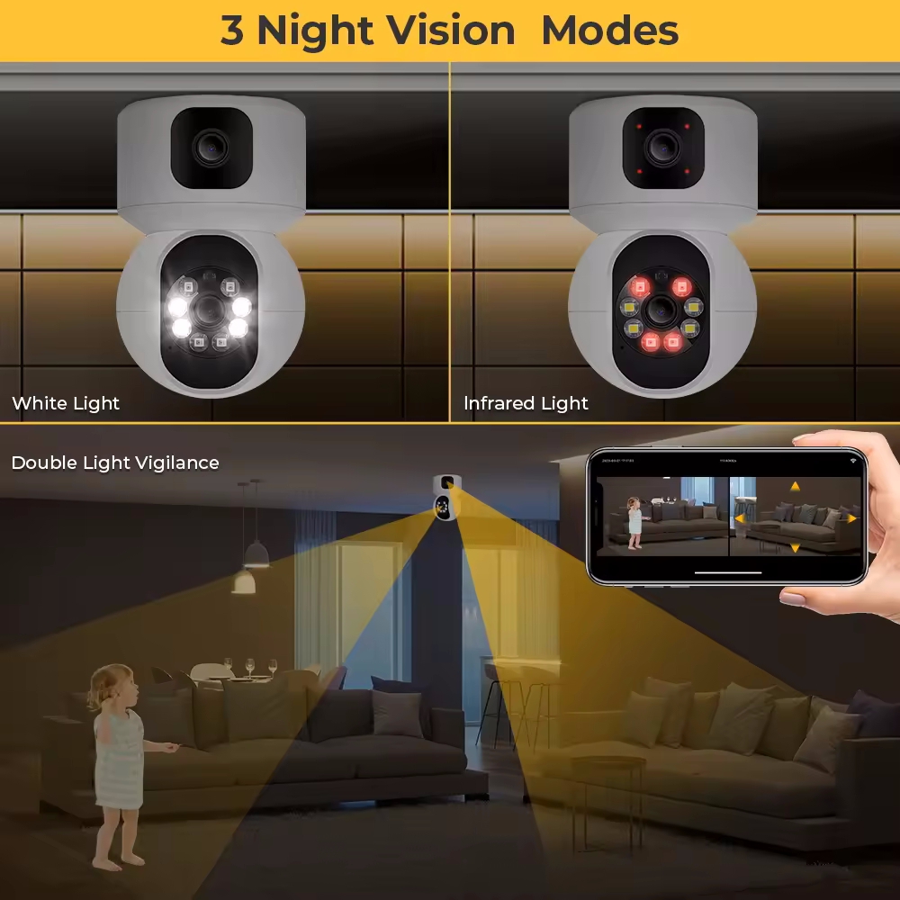 Wholesale High Quality PTZ Smart Security Indoor PTZ Network Camera with Night Vision and Cloud Storage